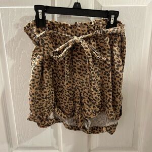 Aerie. Women’s medium. cheetah print shorts.